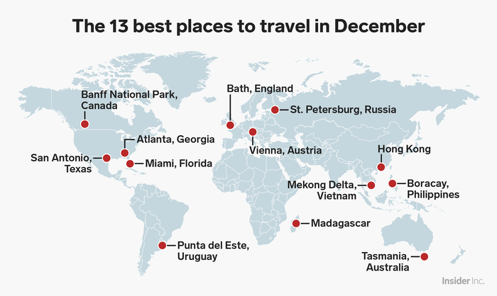 Best Place to Visit in December in Canada