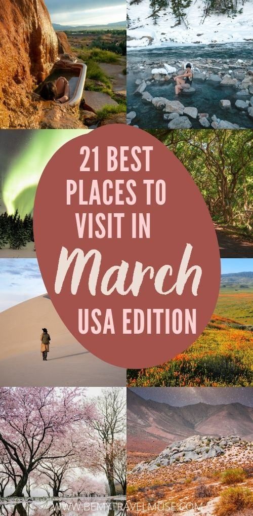 Best Place to Visit in March Usa