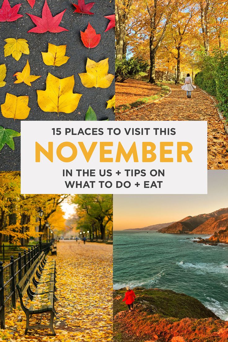 Best Places to Visit in November United States