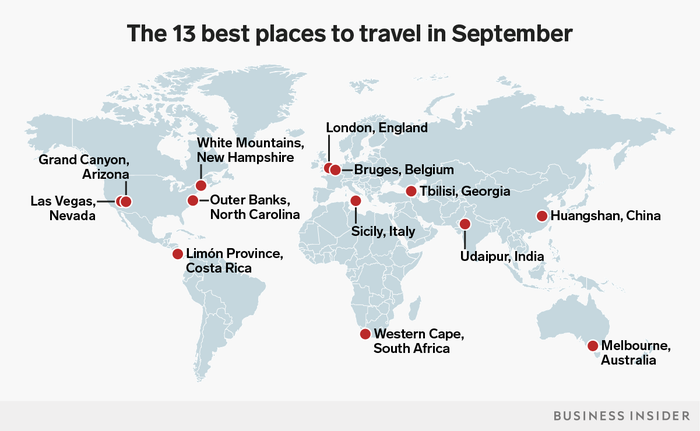 Best Places to Visit in September