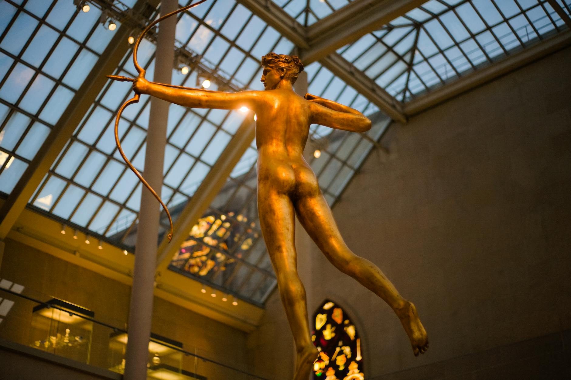 half sized diana statue in metropolitan museum of art