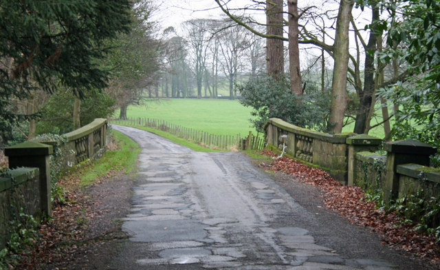 Road way over Ellel Grange Bridge