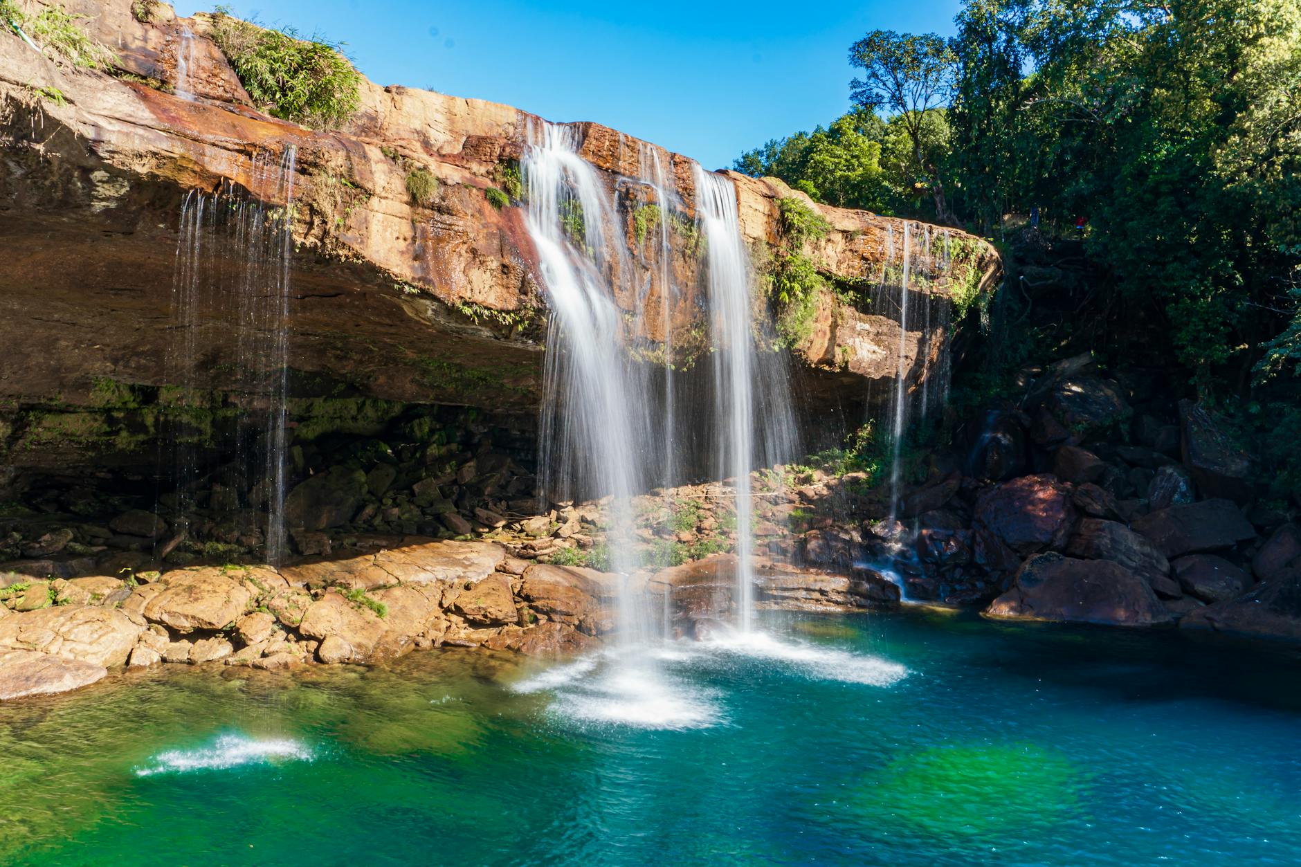 krang shuri waterfalls krang suri rd umlarem meghalaya india most beautiful falls in meghalaya