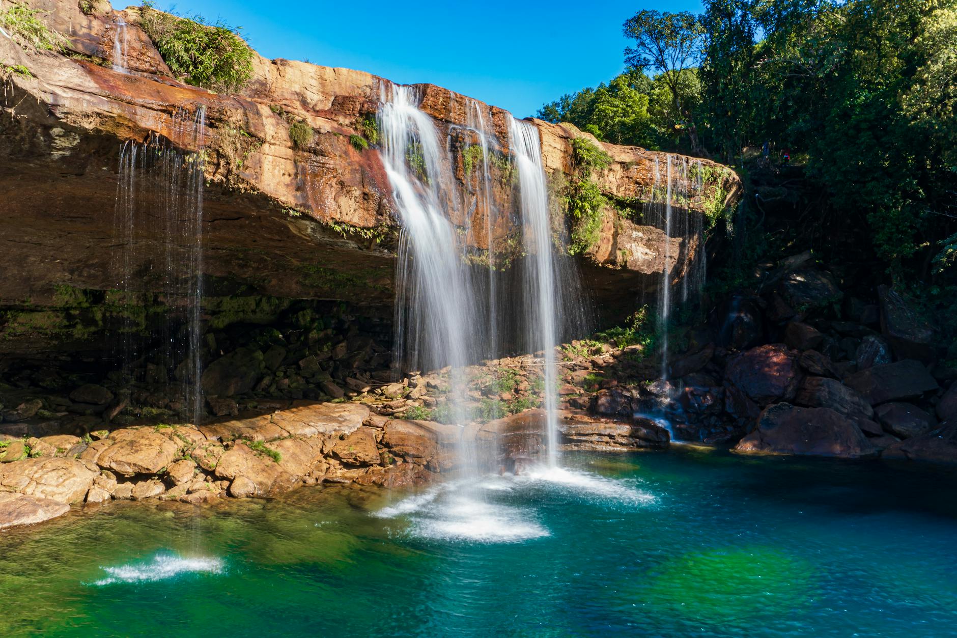 krang shuri waterfalls krang suri rd umlarem meghalaya india most beautiful falls in meghalaya