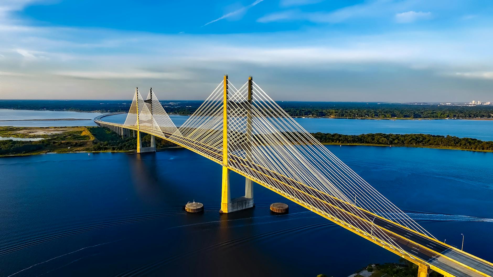 aerial view photography of bridge