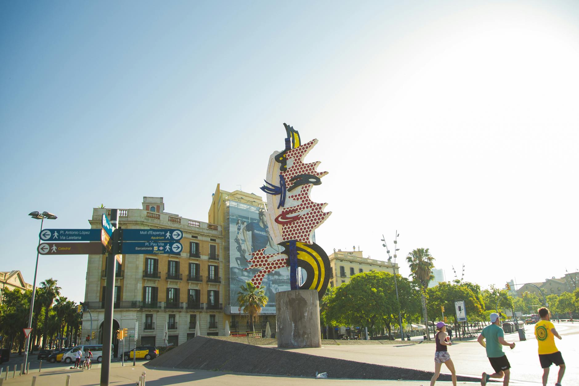 tourist attraction at entrance of park